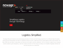 Tablet Screenshot of newage-global.com